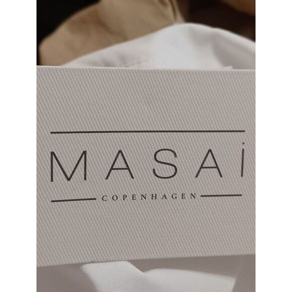 MASA Neja Colorblock Shirt Dress 100% Cotton Lightweight Long Sleeve XXL - Picture 5 of 9